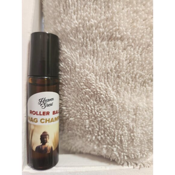 Nag Champa Scented Oil Roller: Aromatherapy for Meditation & Inner Peace - Picture 4 of 10